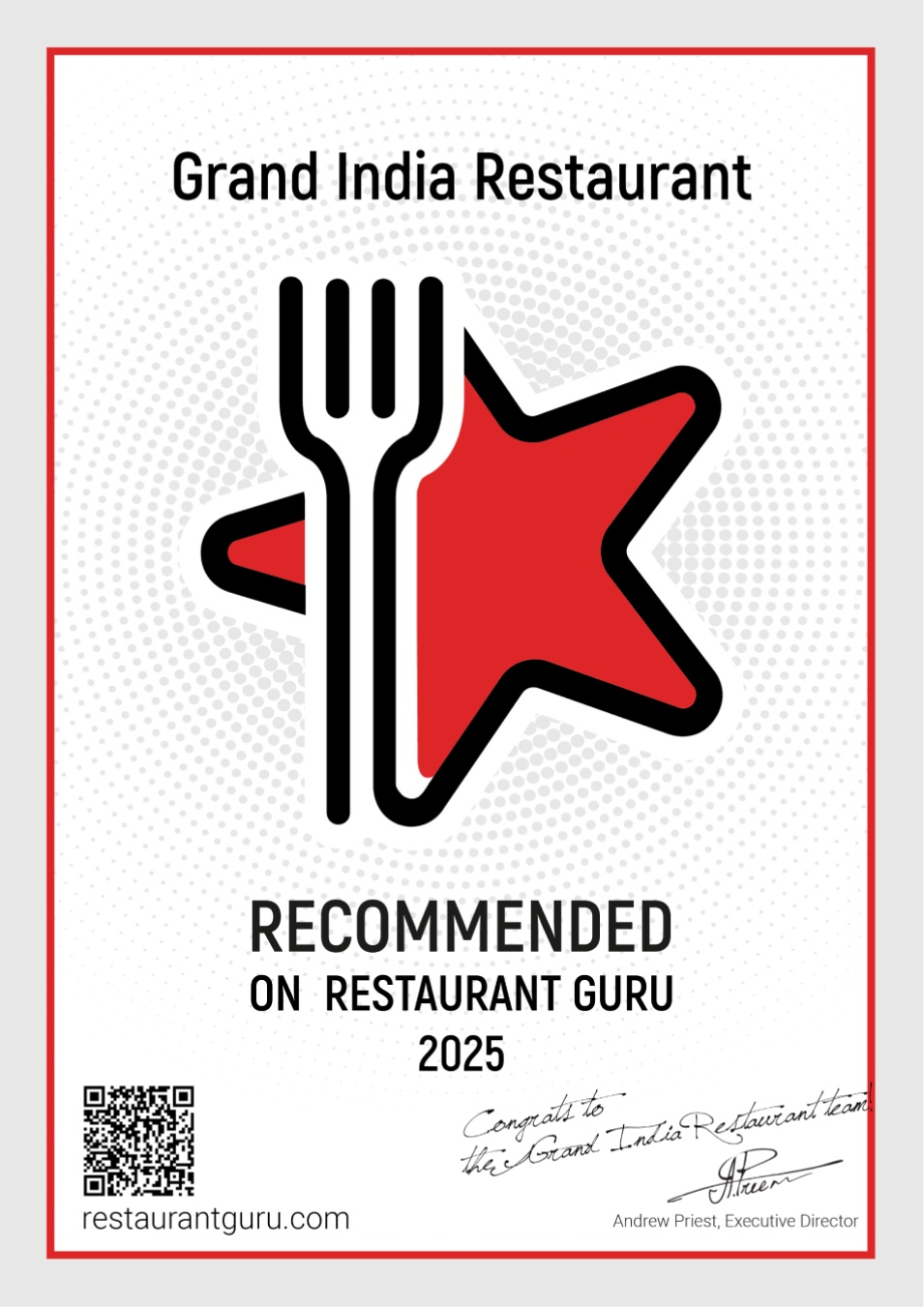 The Grand India Restaurant
